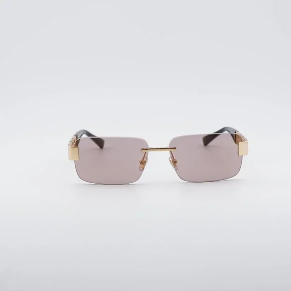 Versace VE2298 10021T Rectangle Sunglasses – Gold/Pink Versace VE2298 10021T Rectangle Sunglasses – Gold/Pink main image 4